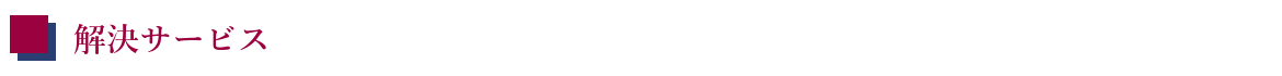解決サービス
